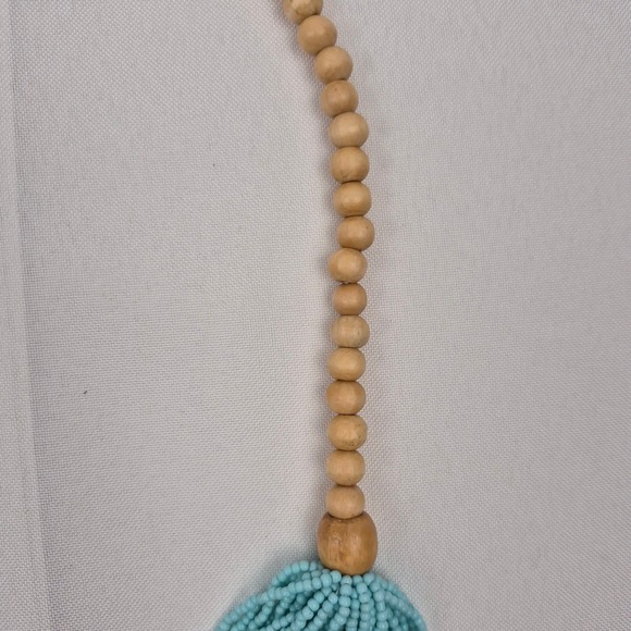 Joan‎ Rivers Classics Collection Aqua Seed Bead Multi Strand Necklace 36" - Picture 9 of 16